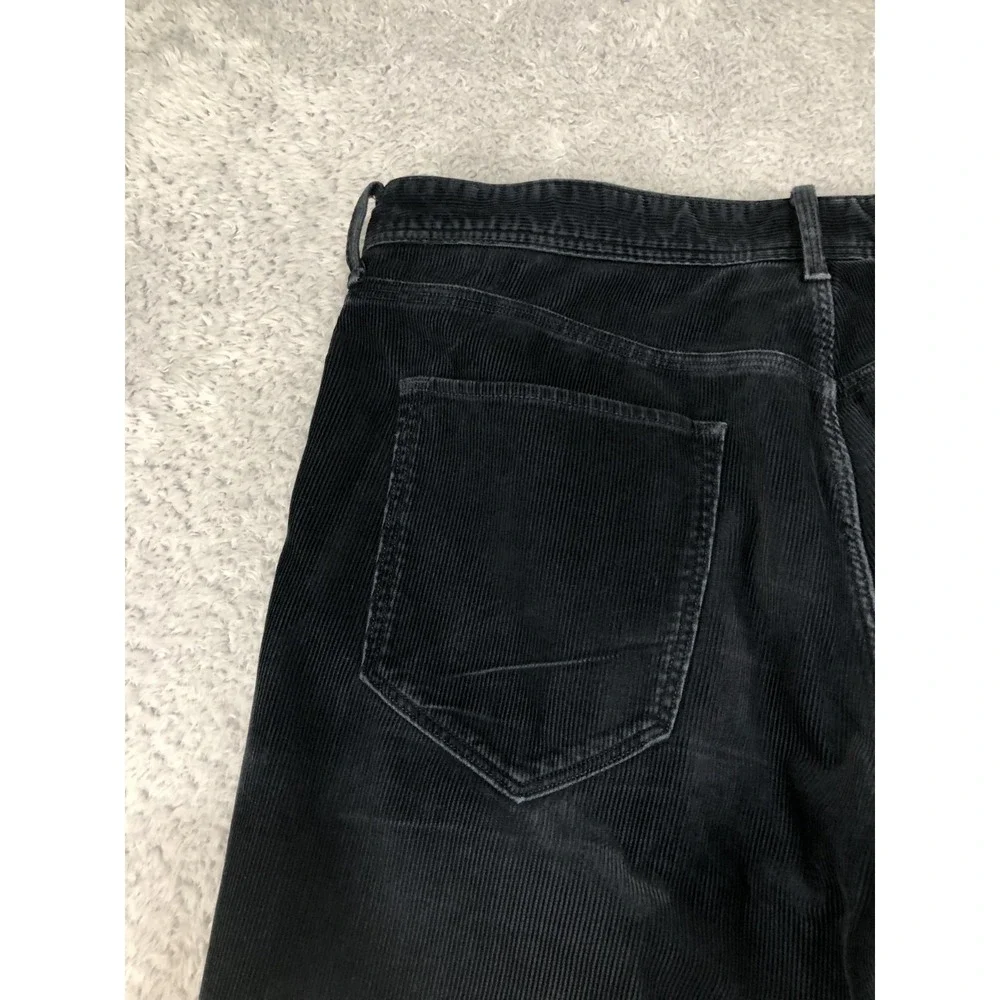 Banana Republic Corduroy Pants Mens 34x30 (Tag 33x30) Navy Blue Straight *Flaw